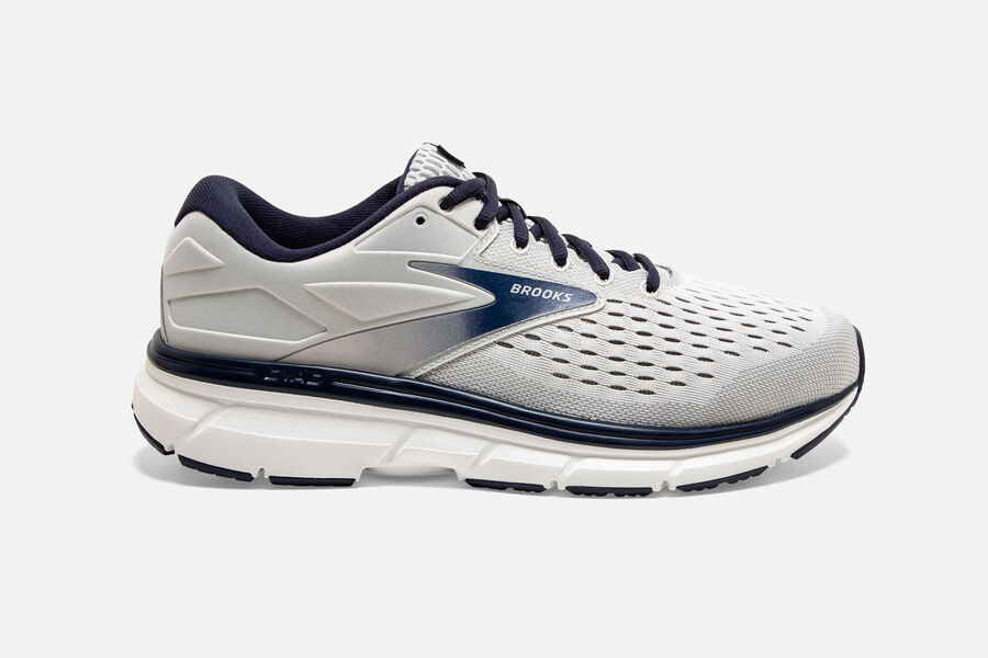 Tenis Corrida Brooks Dyad 11 Masculino Brasil - Cinzentas/Azul Marinho 9312047-QB